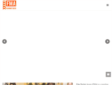 Tablet Screenshot of filmmarketaccess.com